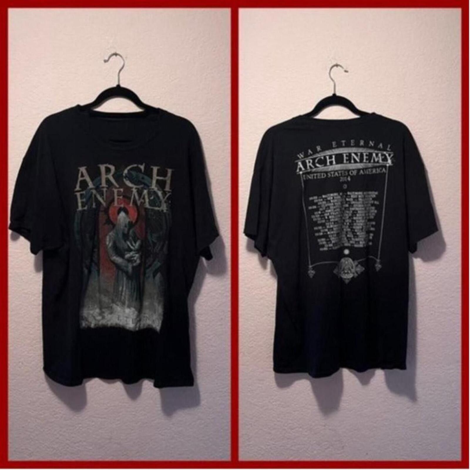 Other Arch Enemy War Eternal Tour 2014 Black Graphic T-Shirt Size ONE SIZE - 1 Thumbnail