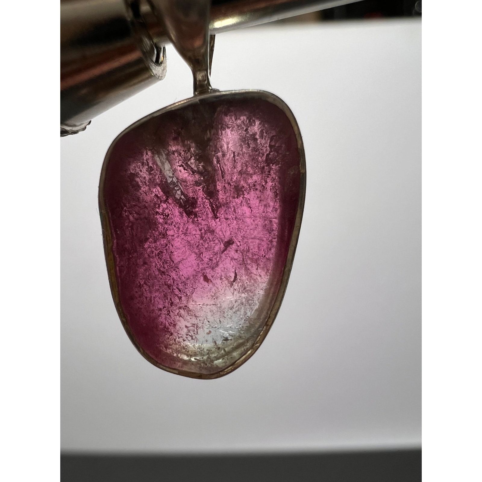 Other NEW Pink and white tourmaline 925 pendant 1.68 grams Size ONE SIZE - 7 Thumbnail