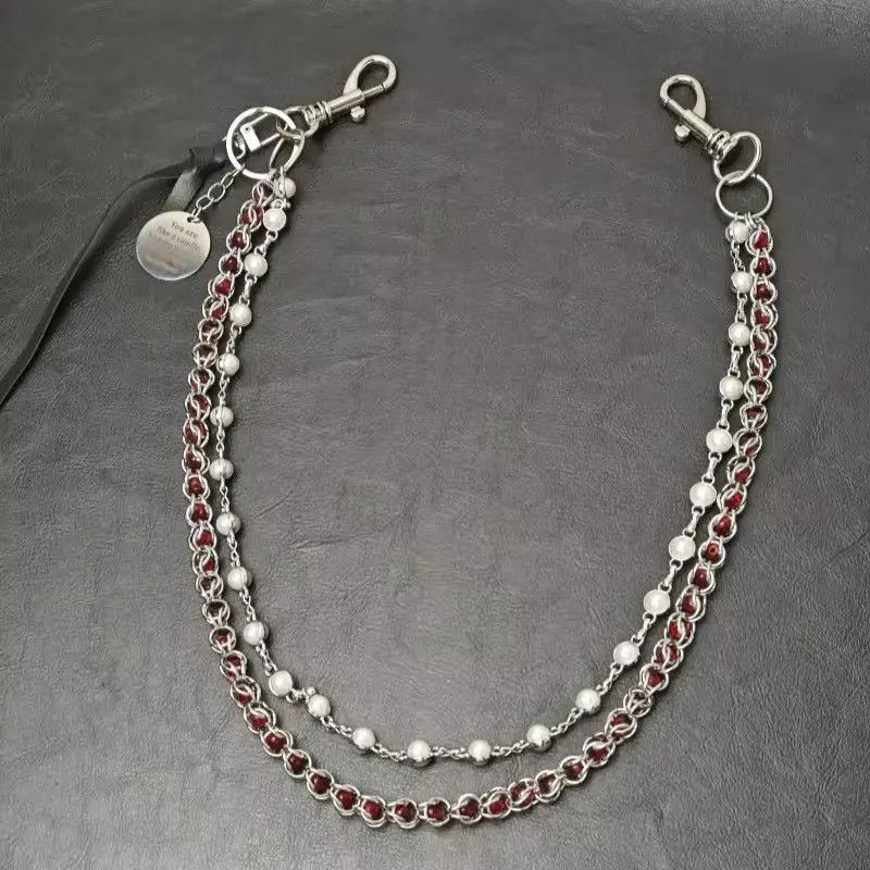 Jewelry Clamp Beads Punk Pants Chain Size ONE SIZE - 7 Thumbnail
