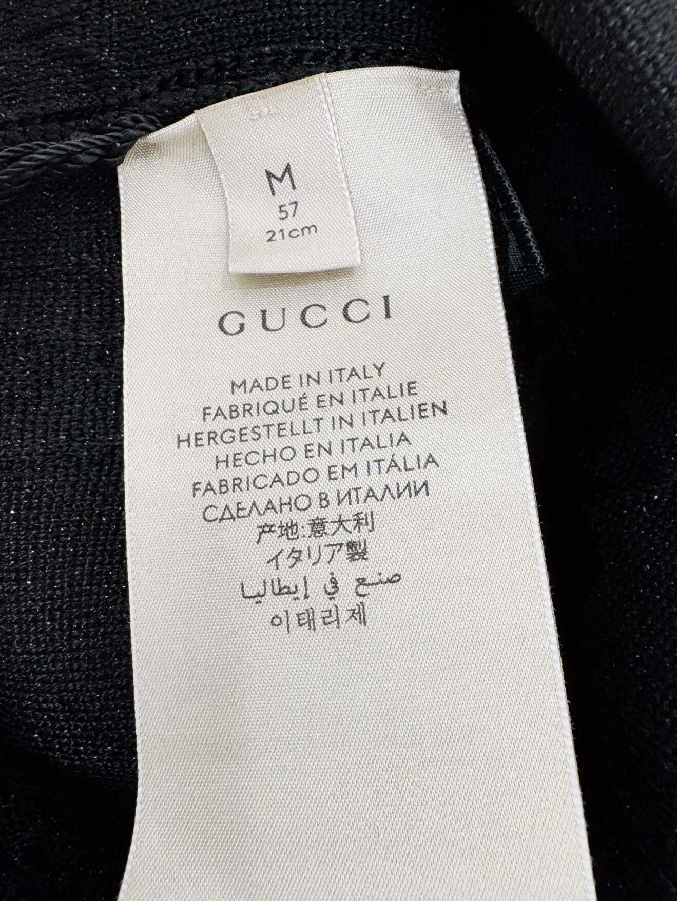 Gucci Gucci brand new black knitted cold hat Size ONE SIZE - 3 Thumbnail