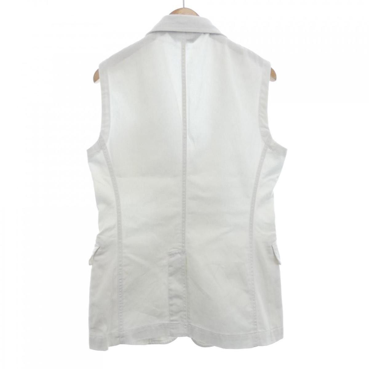 Comme des Garcons Vest Plain Tailored Cotton White Size US S / EU 44-46 / 1 - 2 Thumbnail
