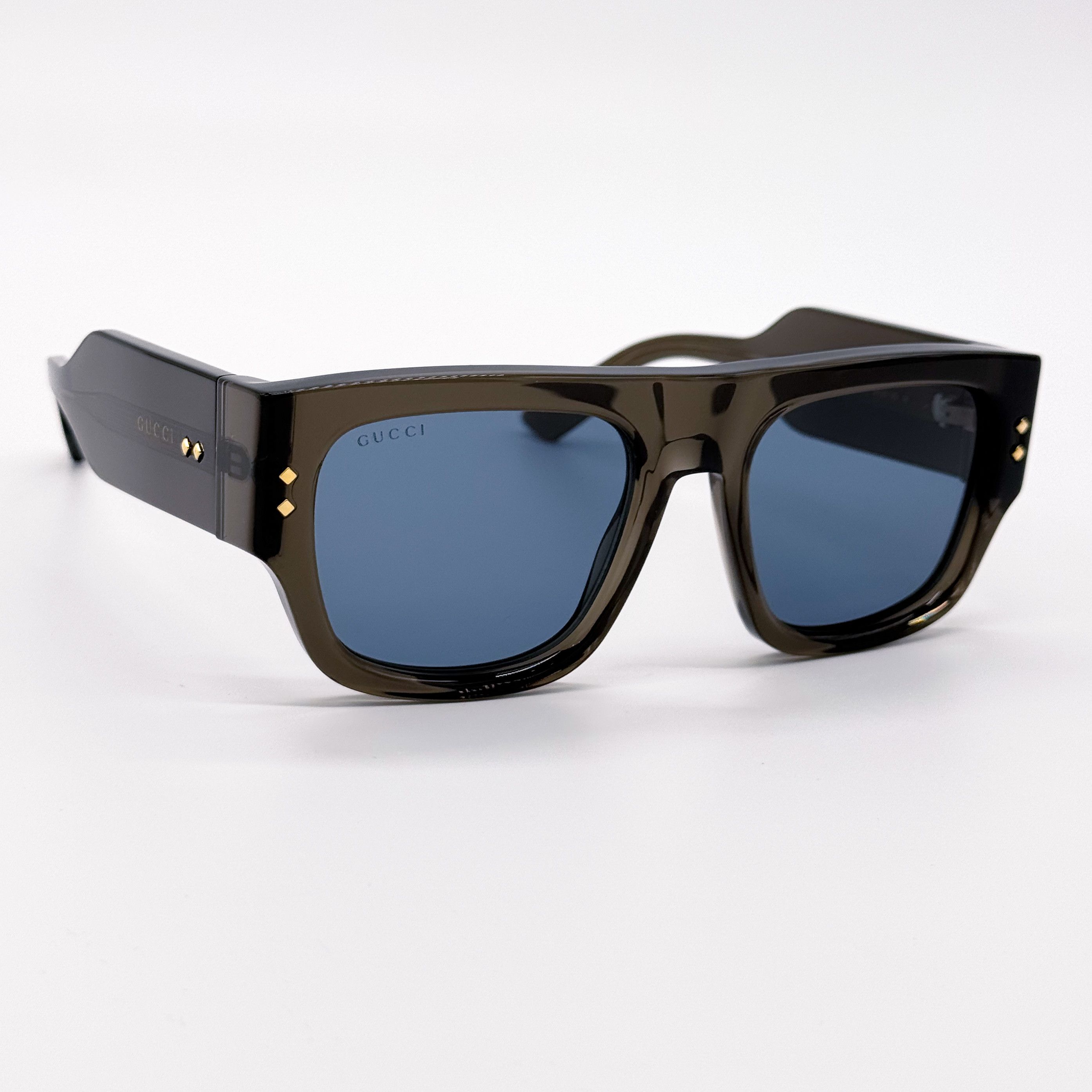 Gucci NEW AUTHENTIC GG1262S 003 GUCCI UNISEX SHIELD SUNGLASSES Size ONE SIZE - 10 Thumbnail
