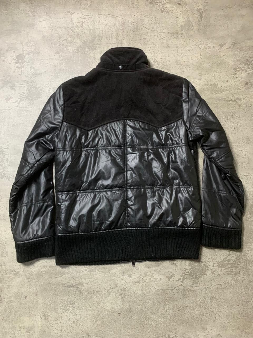 Isamu Katayama Backlash 2000s Japanese Archive Vkei Zip Up Black Puffer Jacket Size US M / EU 48-50 / 2 - 8 Thumbnail