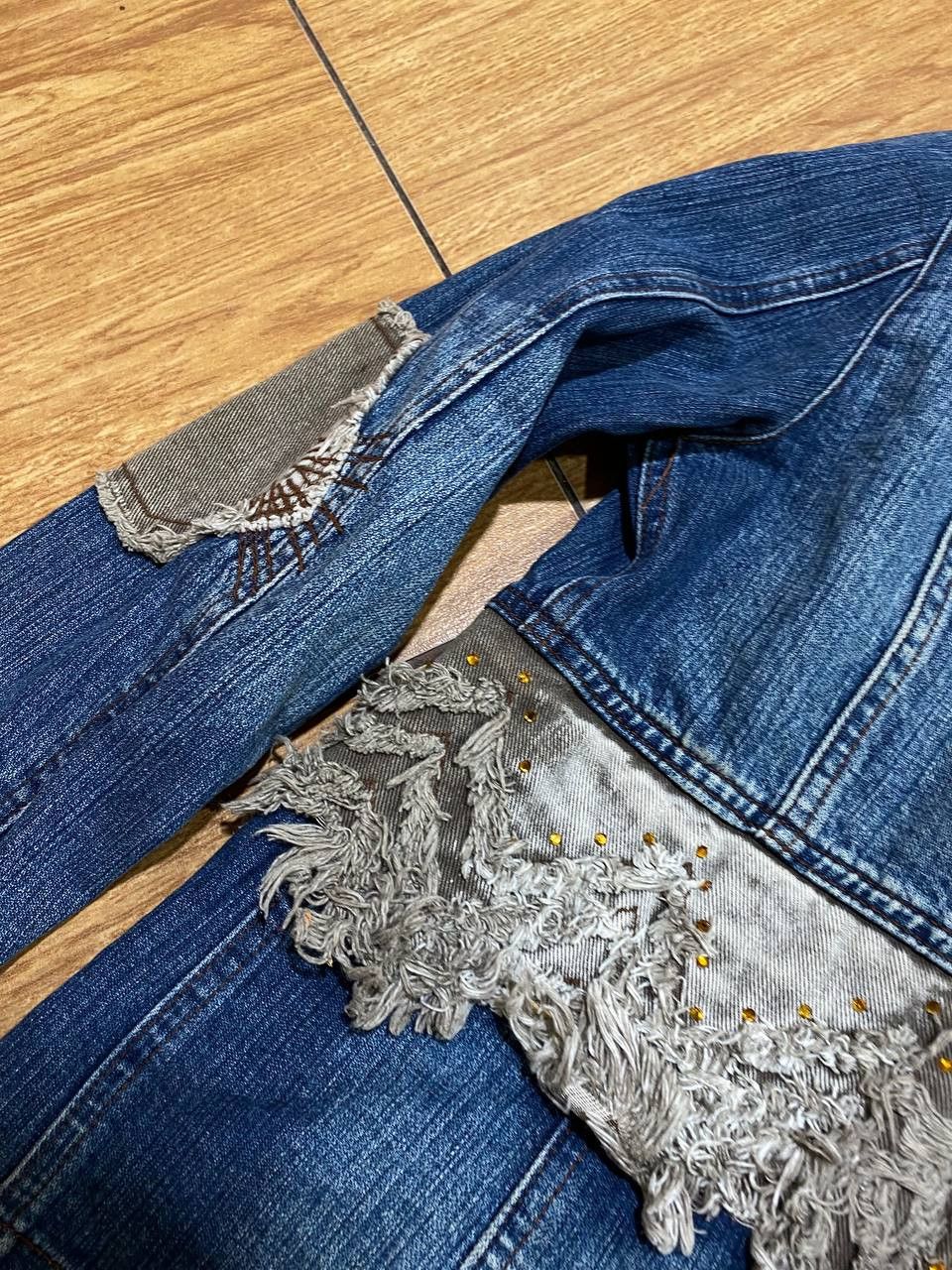 Dolce & Gabbana Ladies Embellished Handmade Denim Jean Jacket Size M / US 6-8 / IT 42-44 - 12 Thumbnail
