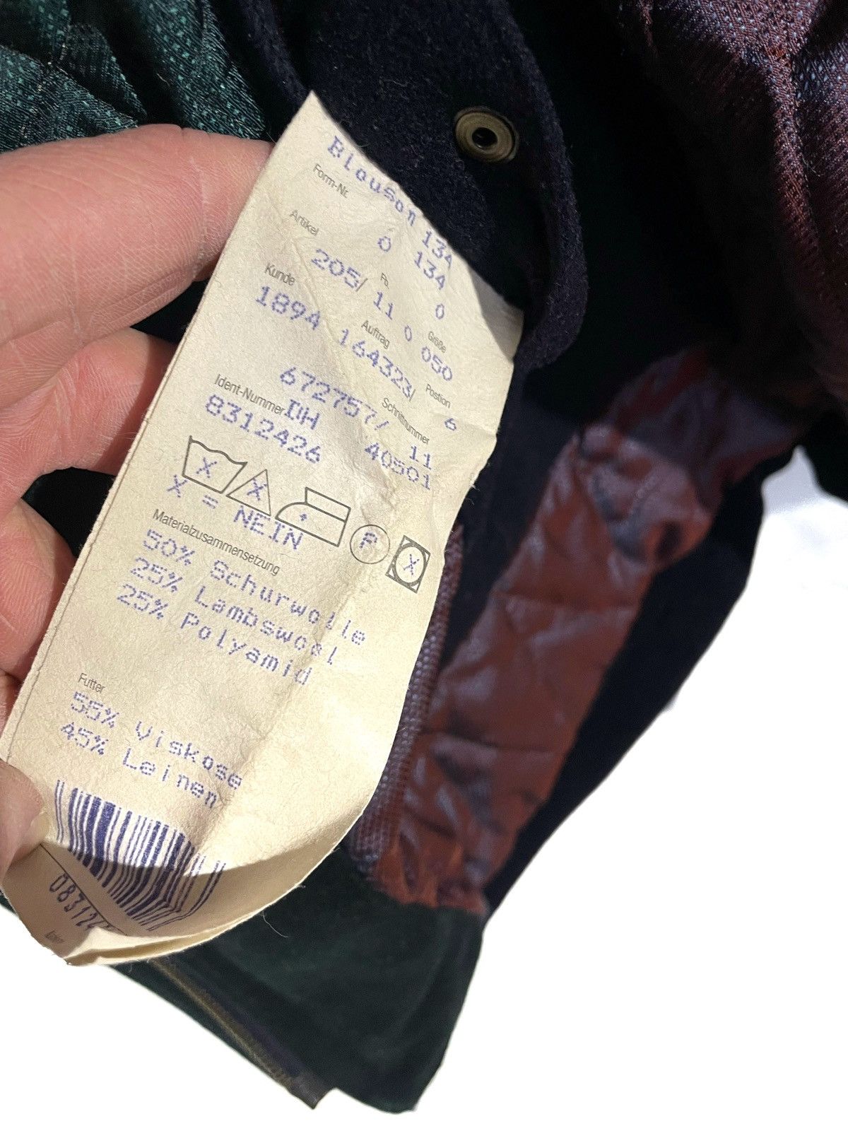 Daniel Hechter × Goretex × Vintage Daniel Hechter Paris Vintage Men Gore-Tex Wool Coat L-XL Size US L / EU 52-54 / 3 - 8 Thumbnail
