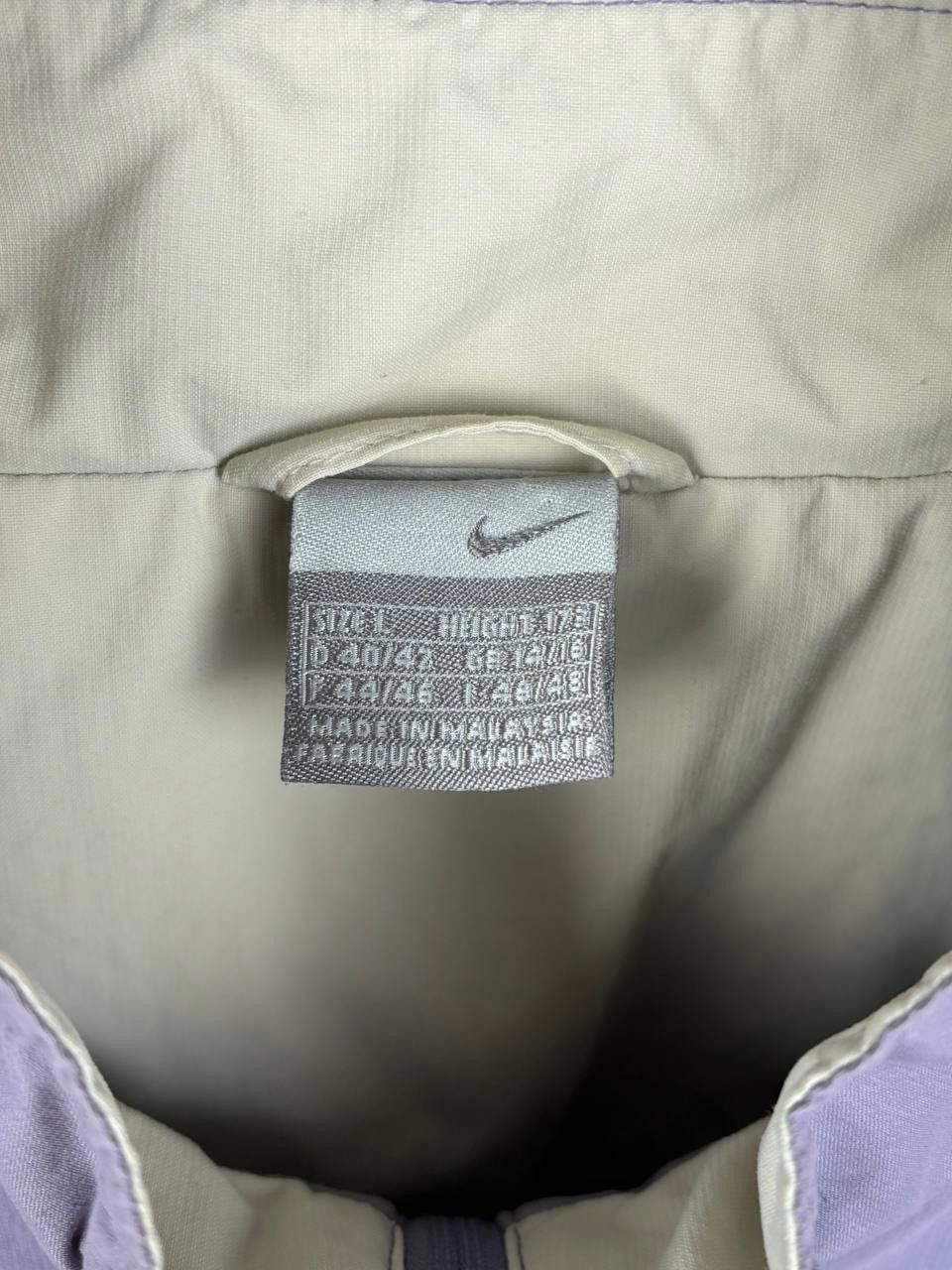 Nike Nike Windbreaker Jacket Size L Purple Beige Full Zip Vintage Size L / US 10 / IT 46 - 4 Thumbnail