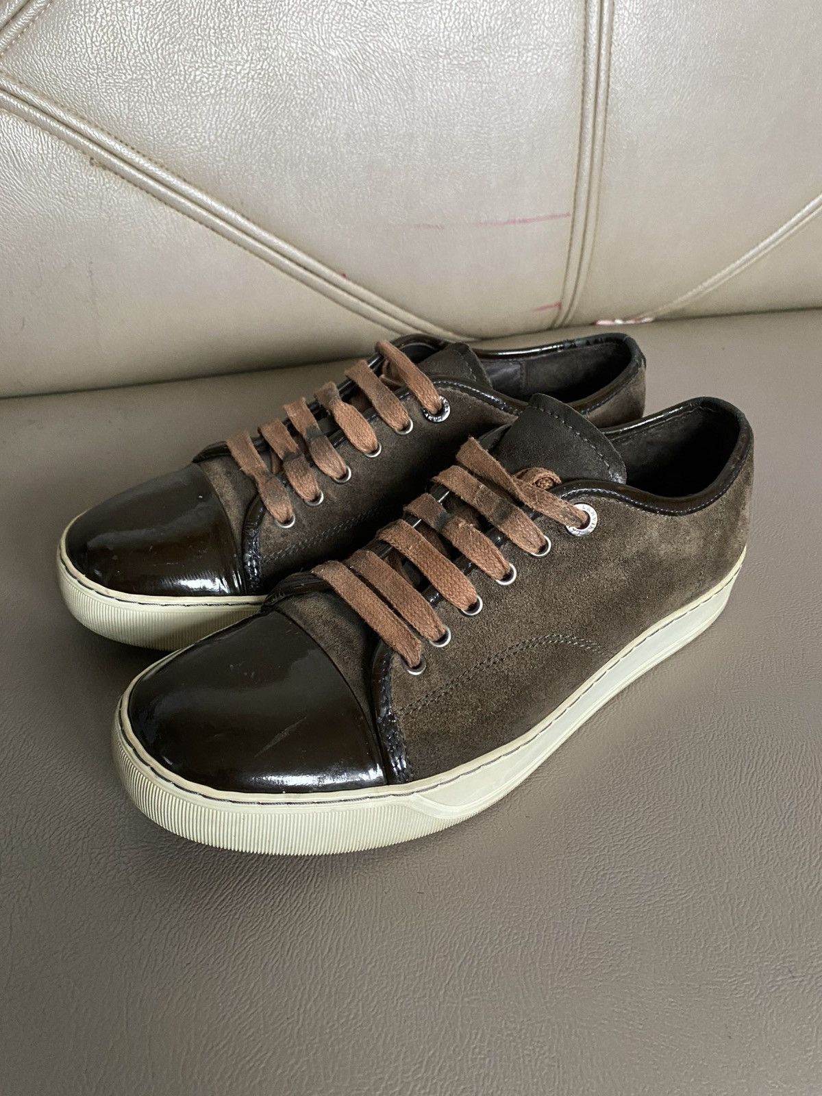 Lanvin Lanvin suede low sneaker Size US 7 / EU 40 - 1 Thumbnail