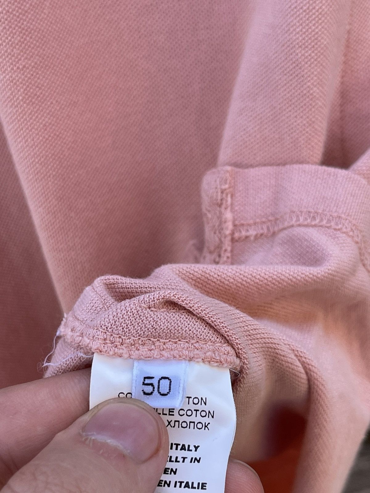 Gran Sasso Gran Sasso peach polo shirt Size US M / EU 48-50 / 2 - 8 Thumbnail