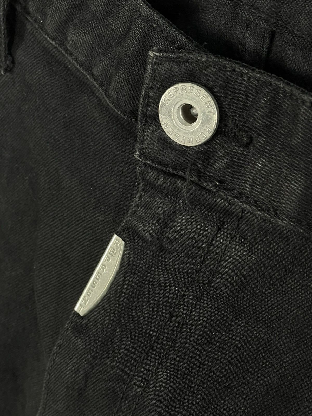 Represent Clo. Represent Men’s Biker Denim Jeans Distressed Chicago Size US 34 / EU 50 - 11 Thumbnail