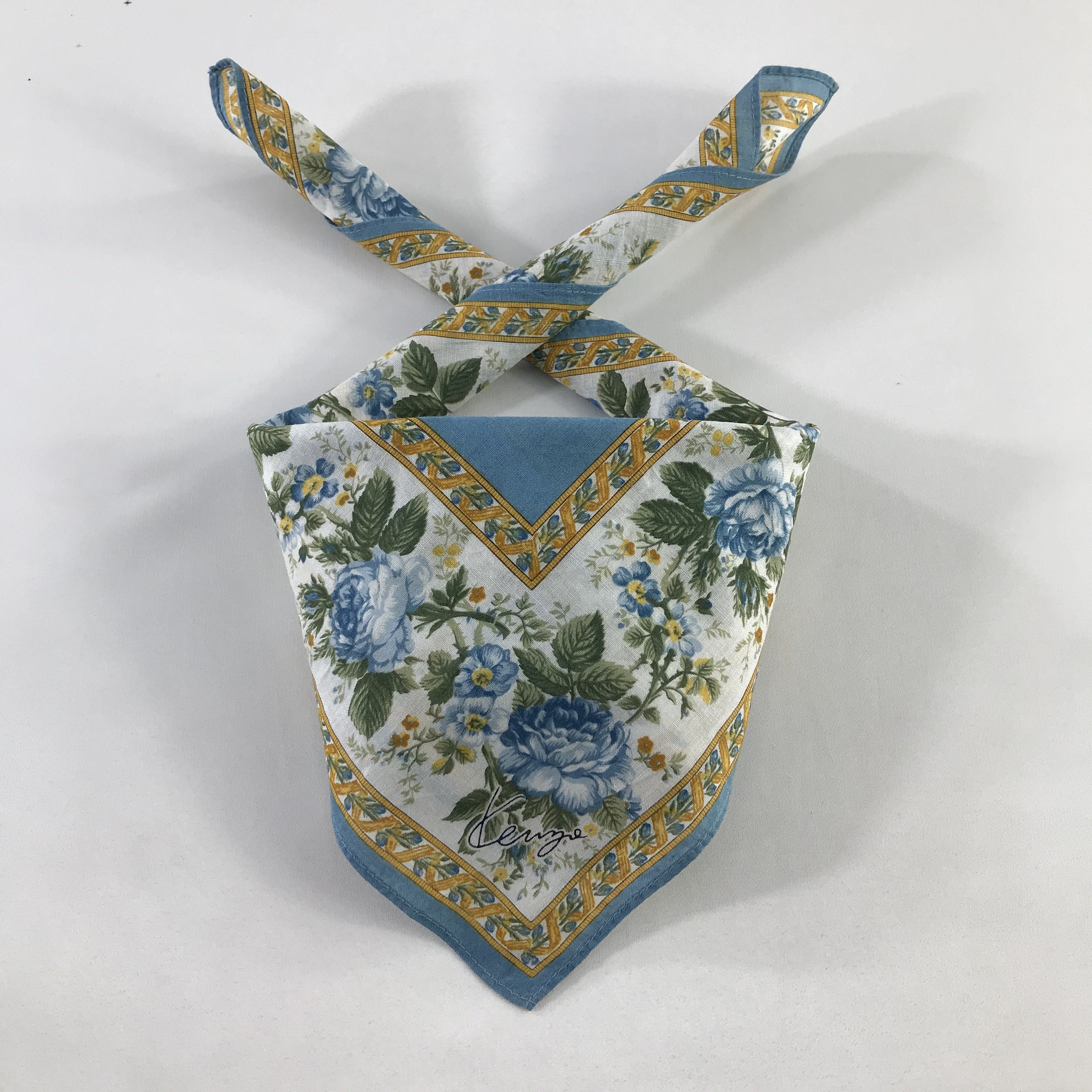 Kenzo × Vintage Kenzo Bandana / Handkerchief / Neckerchief - S523 Size ONE SIZE - 3 Thumbnail