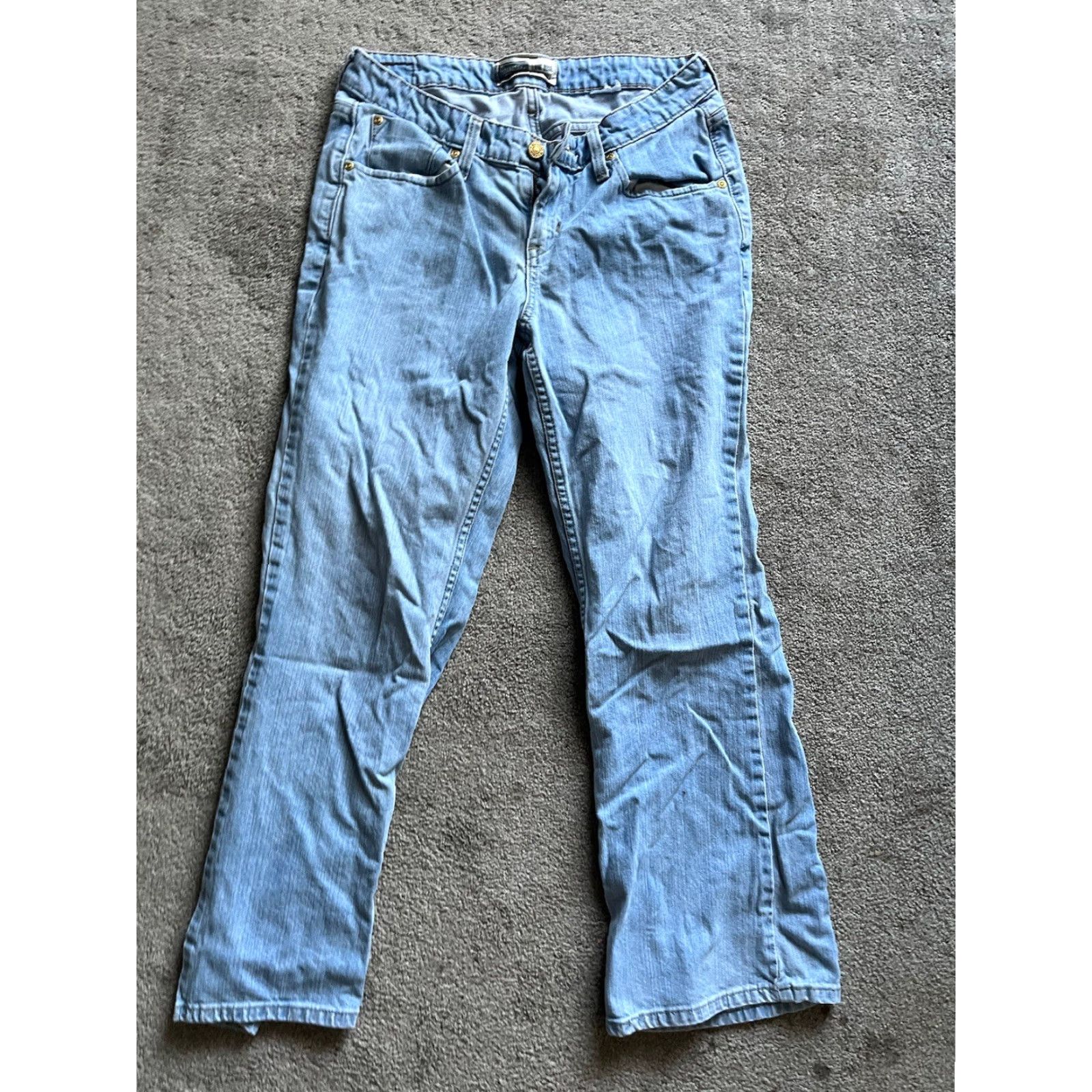 Levi's Levis Signature Jeans Womens 8S Blue Denim Modern Bootcut Mid Rise Western 28x28 28 in Inseam 5-Pocket Design Slim Levi's Womens Jeans Boots Cut 28 28 Size 28" / US 6 / IT 42 - 3 Thumbnail