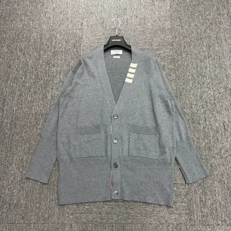 Thom Browne Thom Browne Wool Knit Cardigan Size US S / EU 44-46 / 1 - 1 Thumbnail