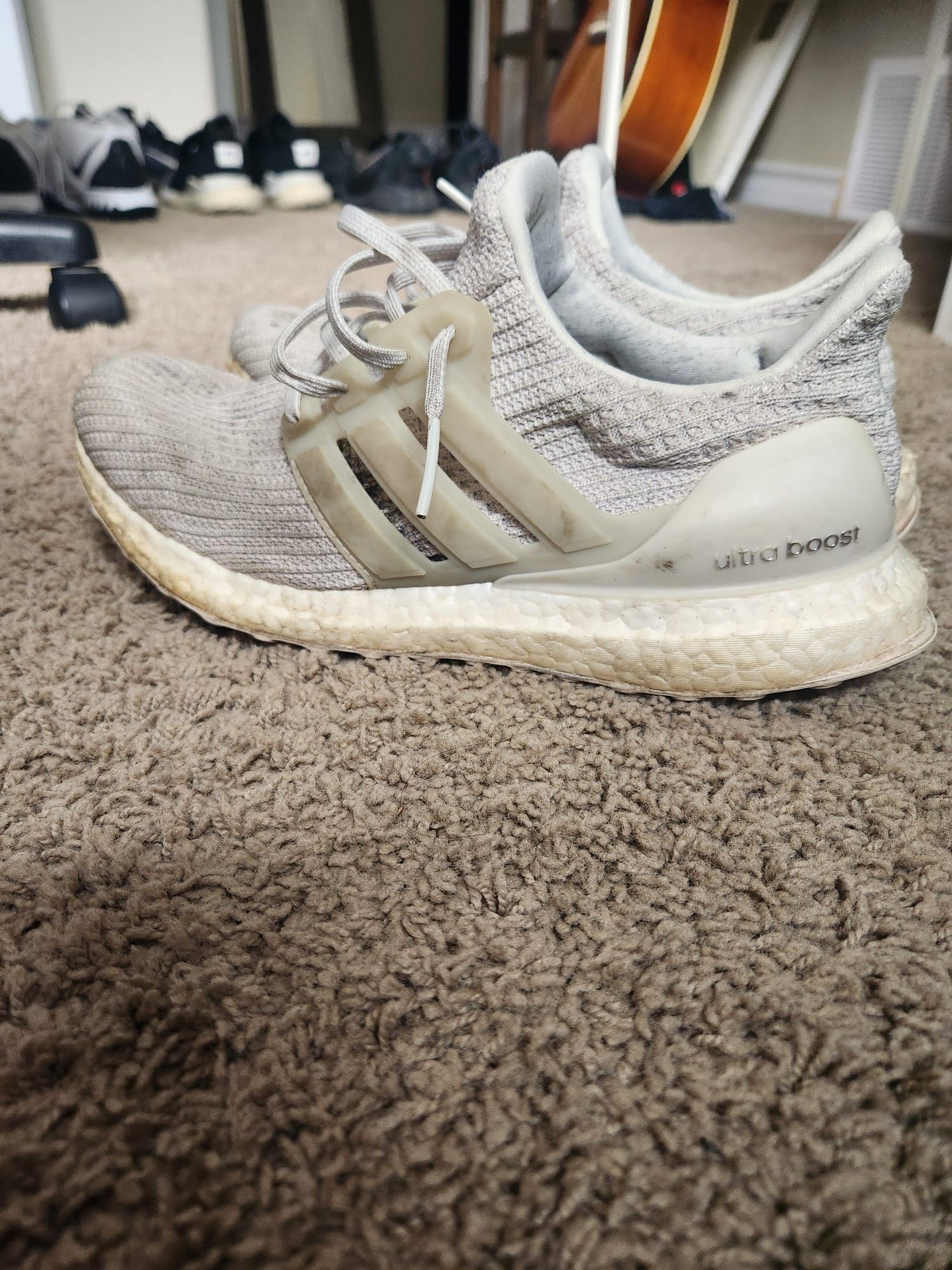 Adidas adidas Ultra Boost 4.0 Chalk Grey Size US 8.5 / EU 41-42 - 3 Thumbnail