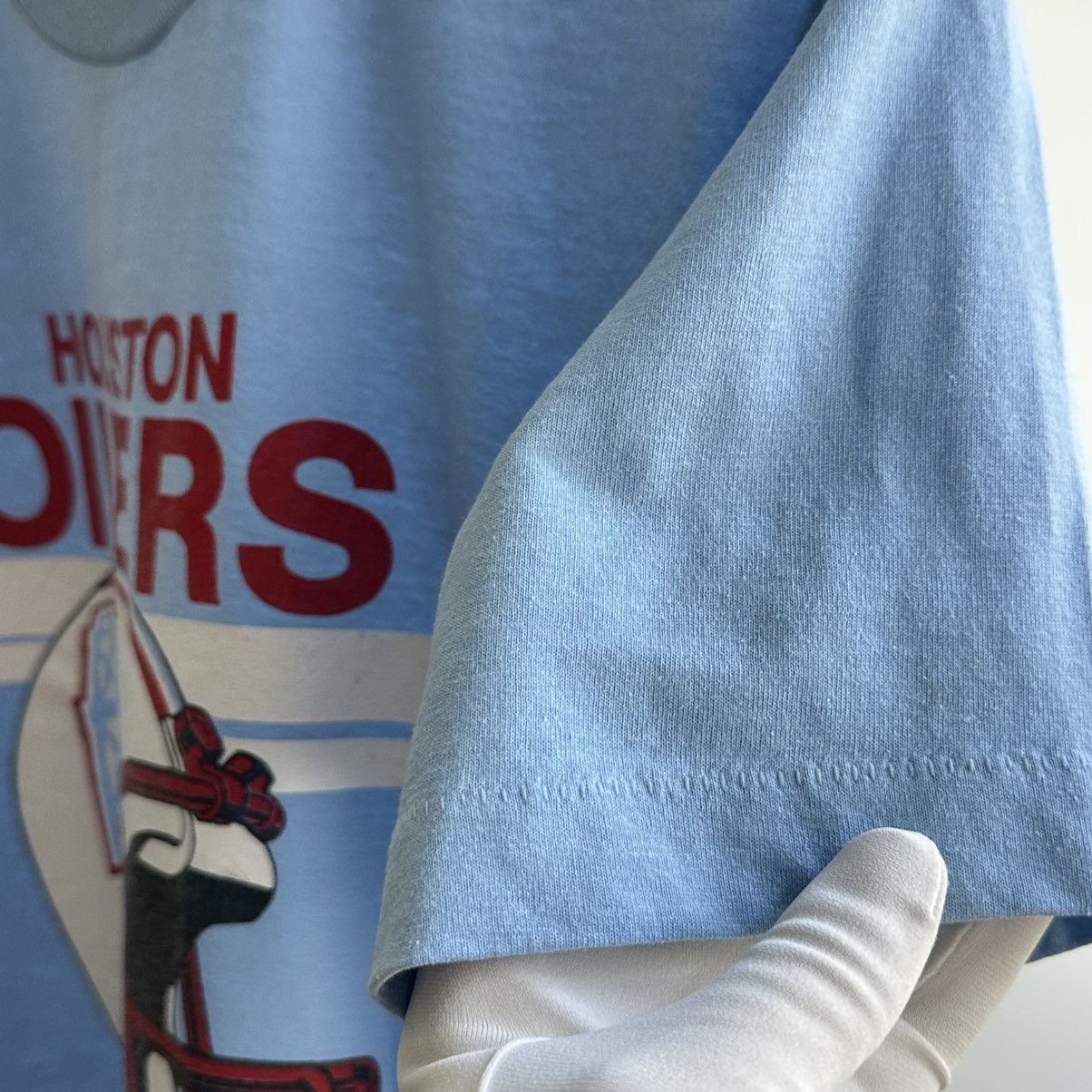 NFL × Vintage VINTAGE HOUSTON OILERS 1987 PLAY-OFFS NFL TEE SINGLE STITCH Size US L / EU 52-54 / 3 - 9 Thumbnail