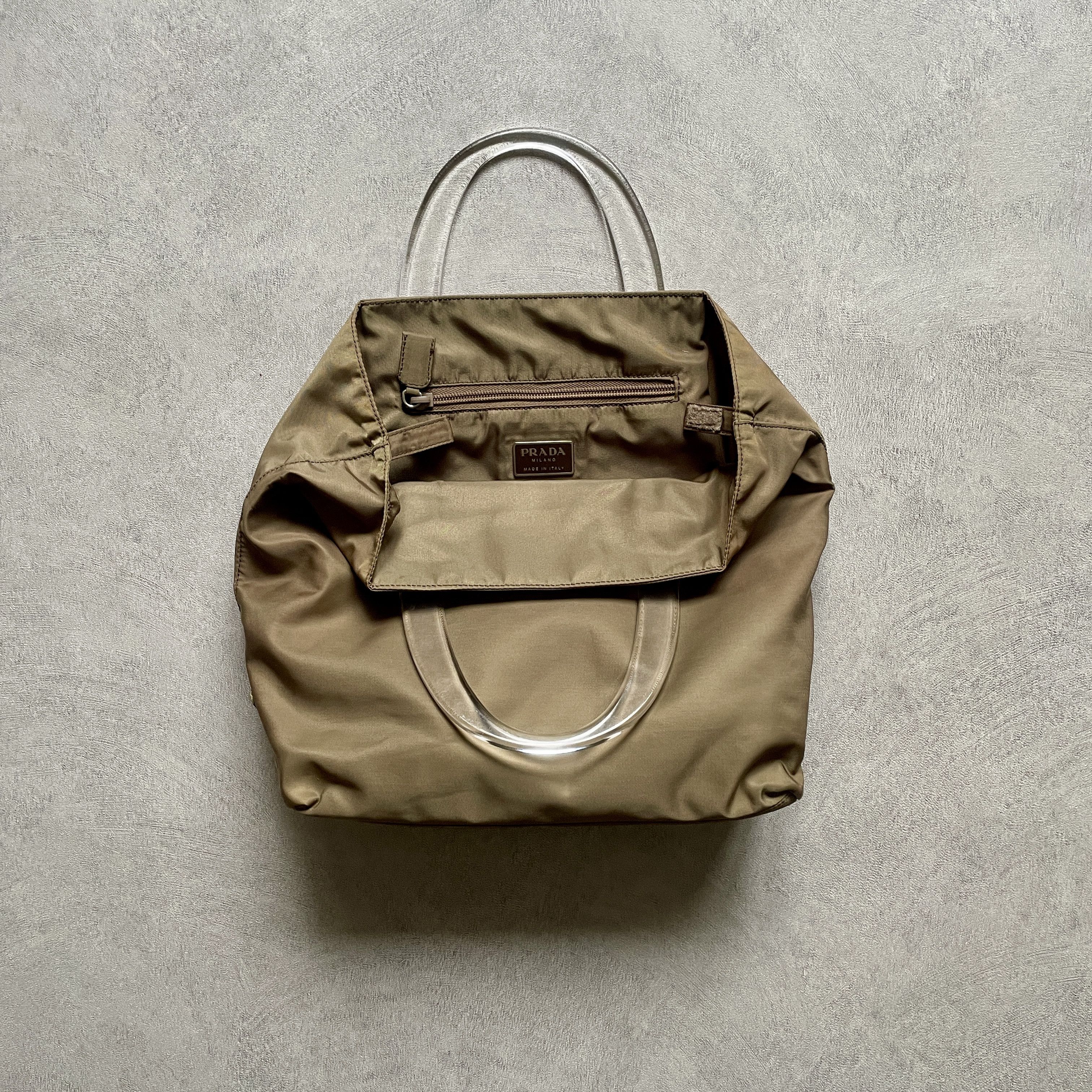 Prada Prada FW 1999 Nylon Khaki Size ONE SIZE - 9 Thumbnail
