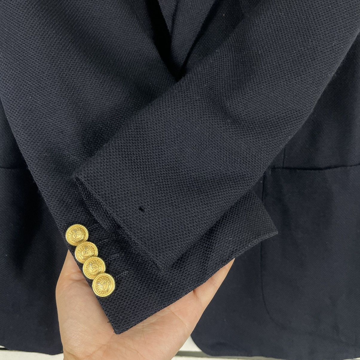 Burberry × Vintage 💥BURBERRYS LINEN BUTTON VINTAGE JACKET Size US L / EU 52-54 / 3 - 7 Thumbnail