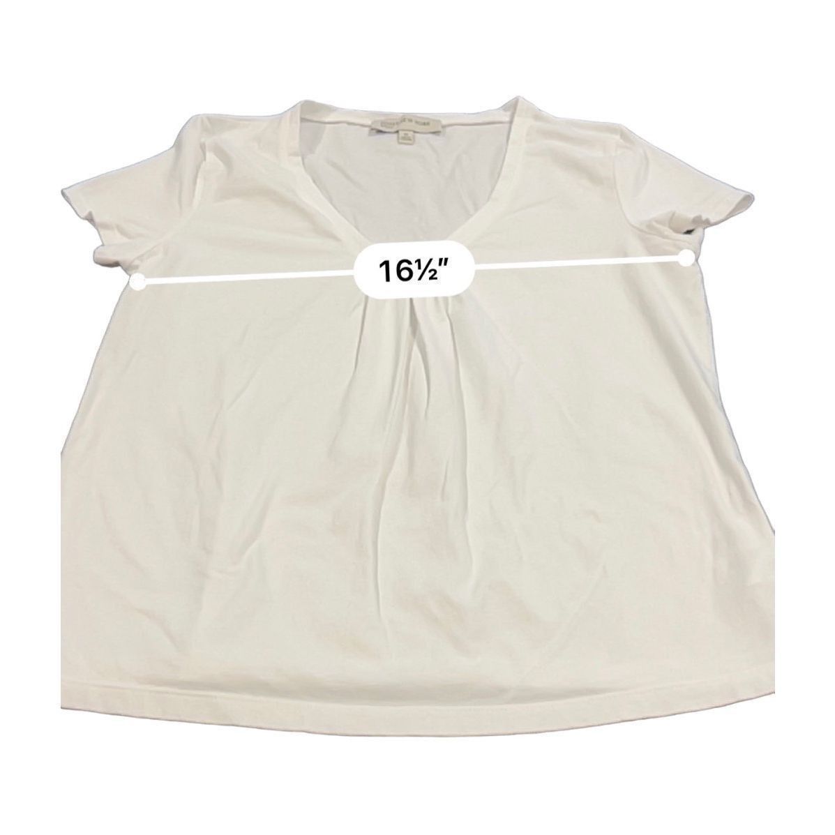 Jones New York Jones New York white tee Size M / US 6-8 / IT 42-44 - 4 Thumbnail
