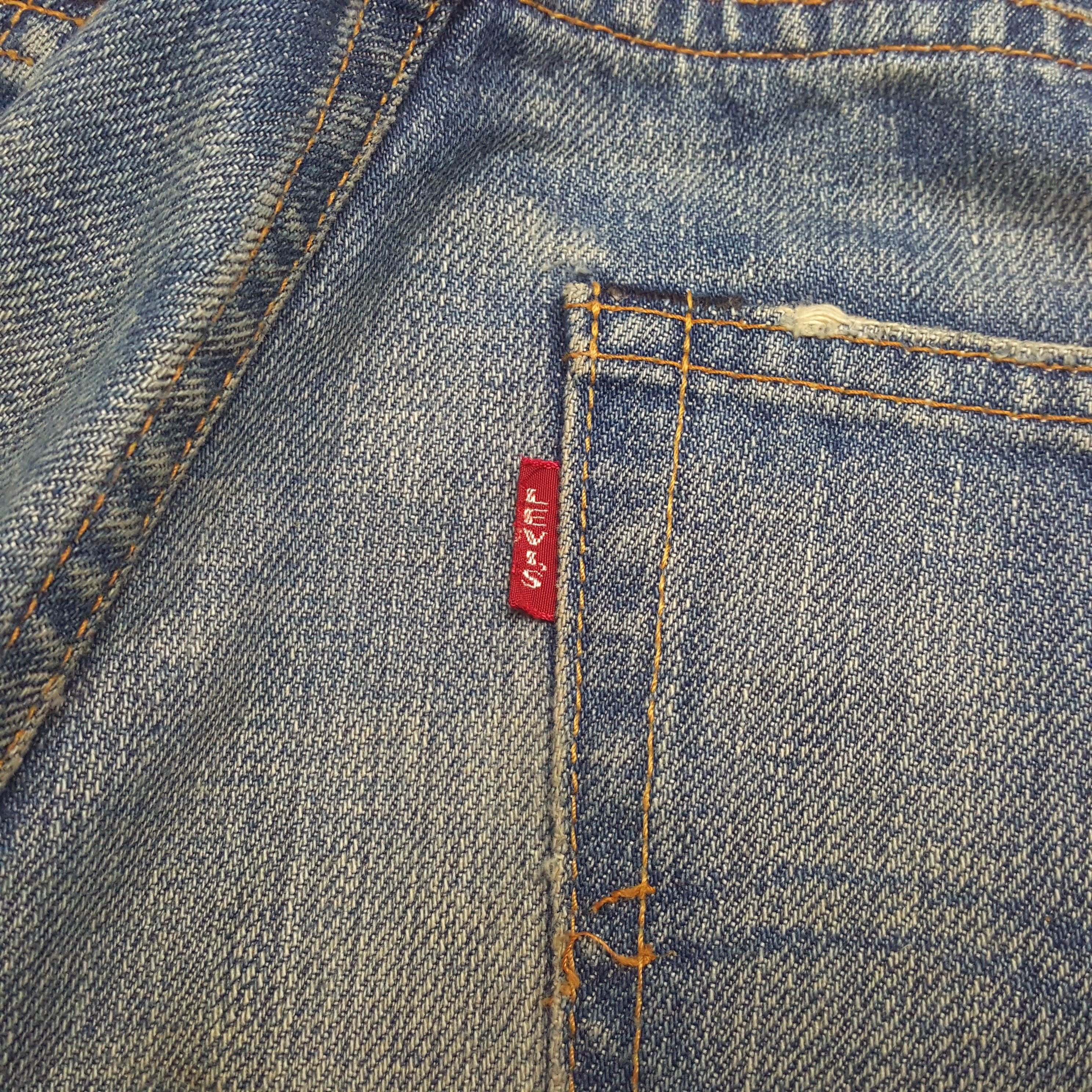 Levi's Levis Big E Selvedge Streetwear Style Jeans RR14 Size US 29 - 16 Thumbnail