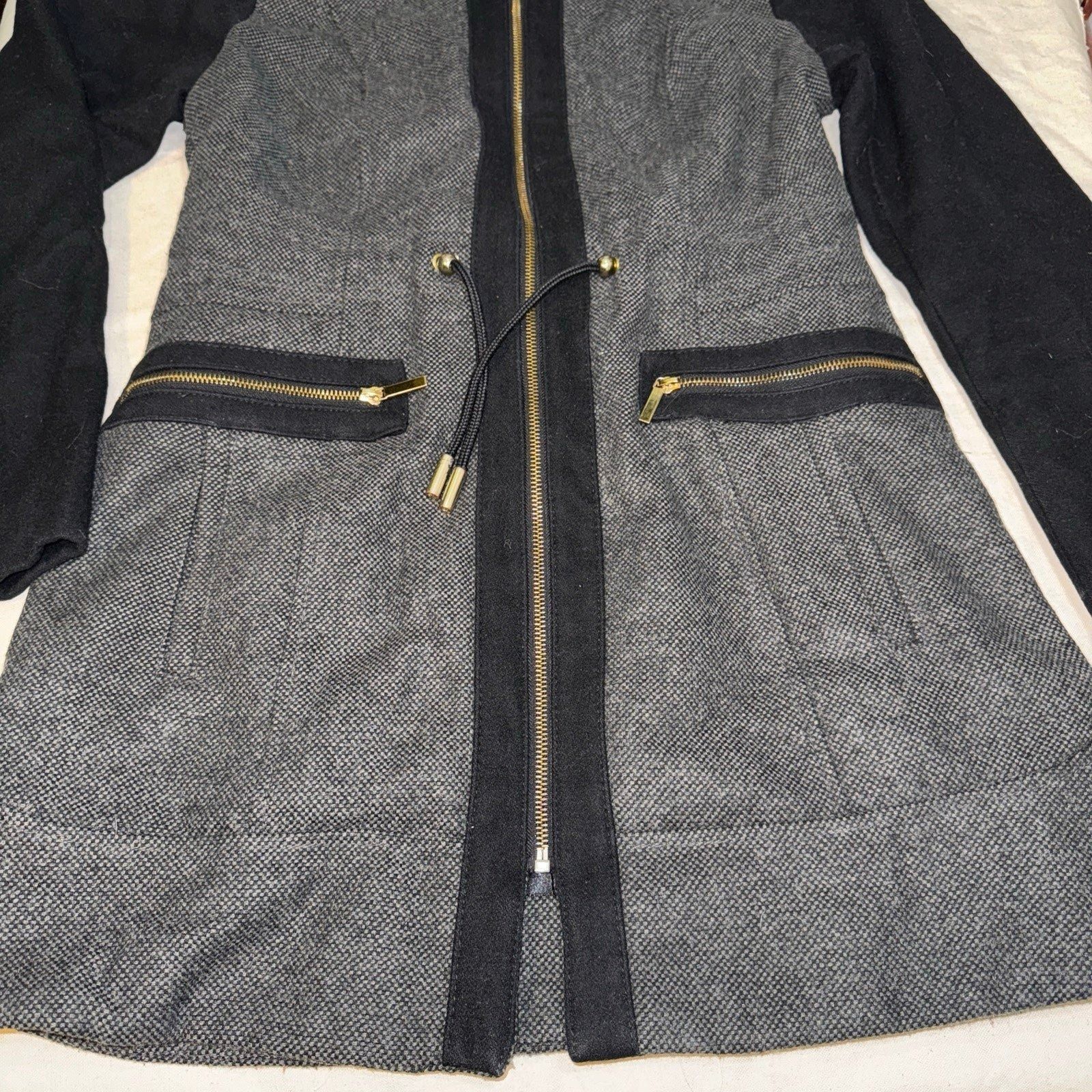 Laundry by Shelli Segal laundry by shelli segal Wool Blend Mid Length Removable Hood Size S / US 4 / IT 40 - 11 Thumbnail