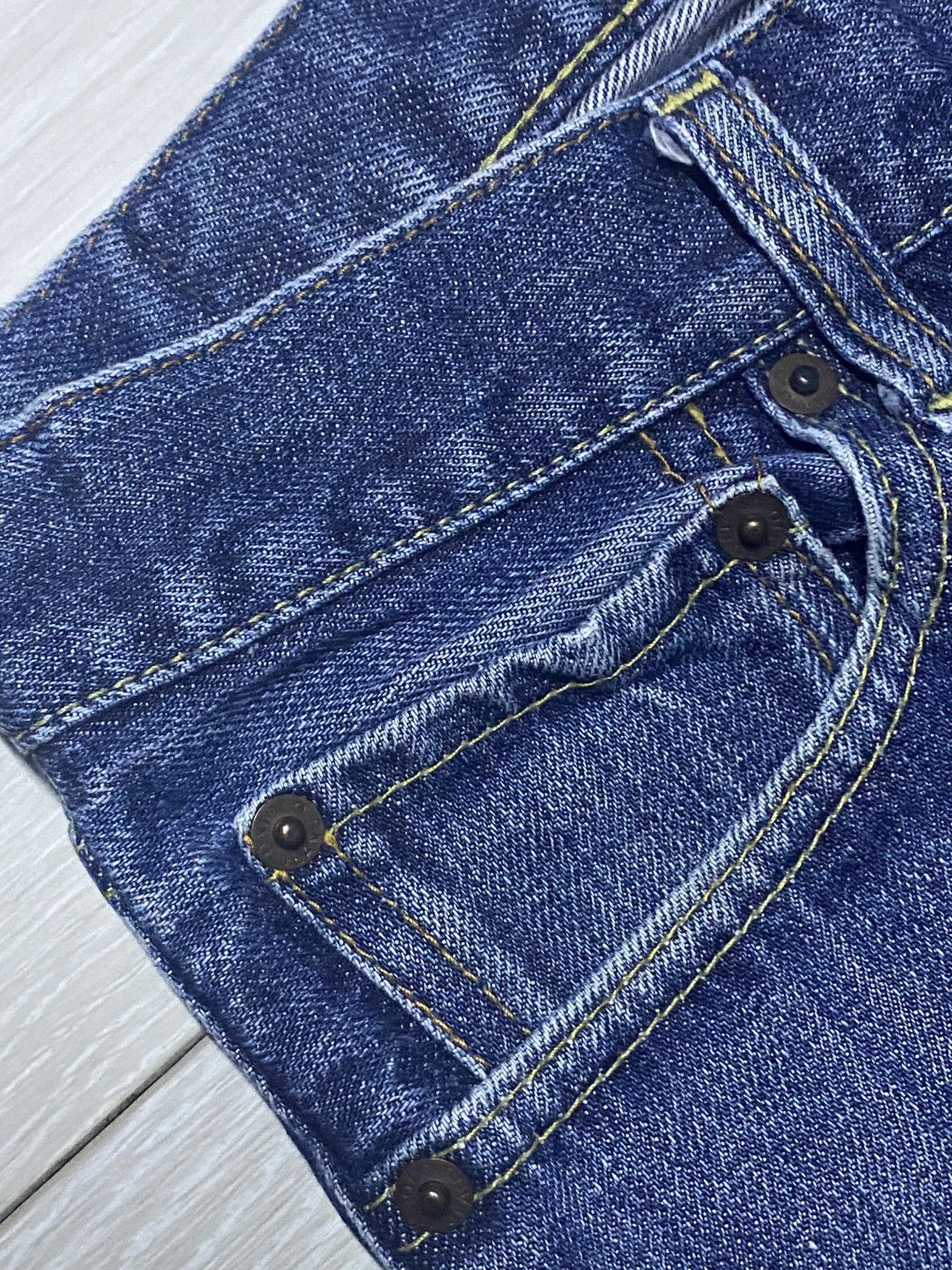 Undercover × Uniqlo Uniqlo S-002 Blue Wash Loose Jeans Size US 32 / EU 48 - 7 Thumbnail
