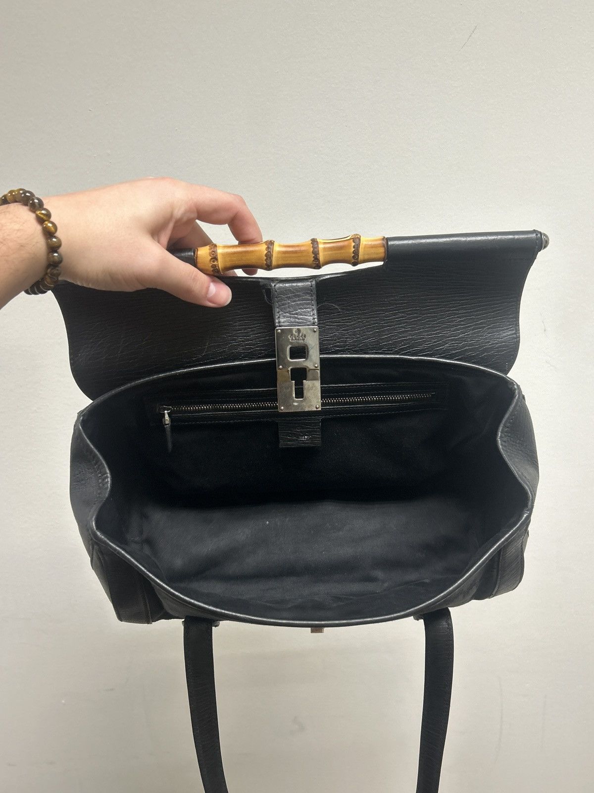Gucci Bamboo Monogram Bullet Bag Size ONE SIZE - 7 Thumbnail