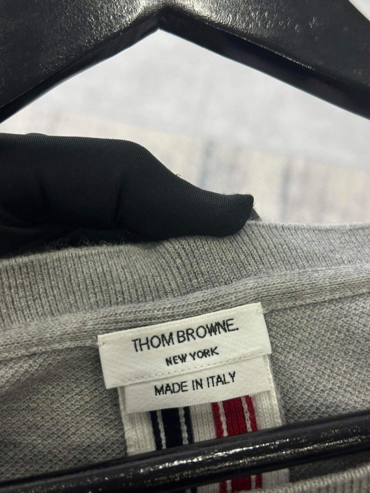Thom Browne THOM BROWNE BACK STRIPED LONGSLEVE Size US L / EU 52-54 / 3 - 3 Thumbnail