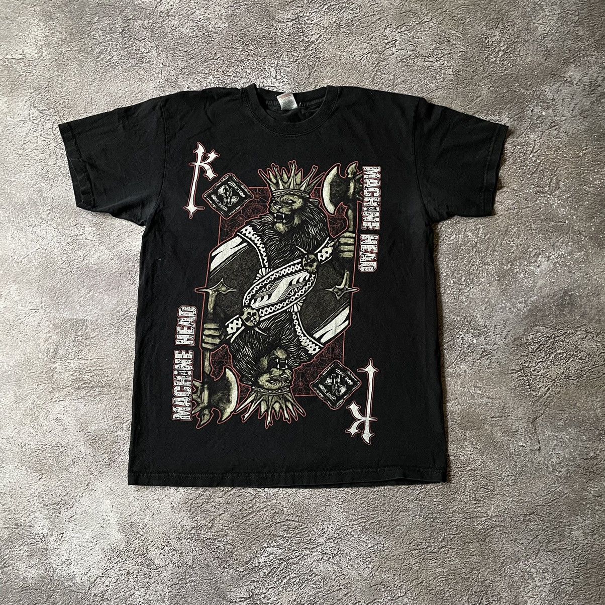 Vintage Vintage Y2K Graphic Tee Black Goth Horror Skeleton Abstract Size US L / EU 52-54 / 3 - 2 Thumbnail