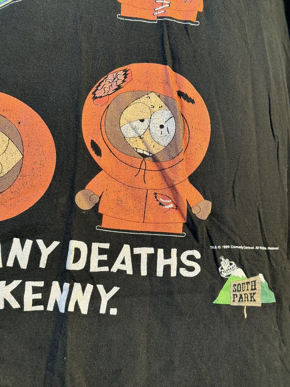 Cartoon Network 1999 South Park The Many Deaths of Kenny vintage t-shirt tee Size US M / EU 48-50 / 2 - 8 Thumbnail