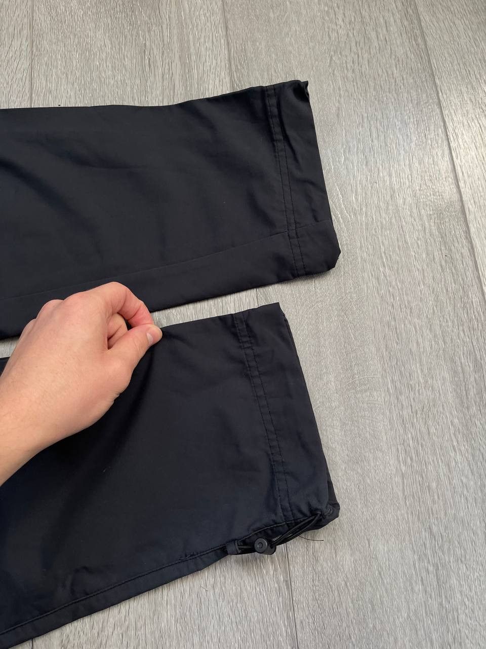 Nike × Streetwear × Vintage nike vintage rare cargo nylon swoosh 90s sweatpants Size US 30 / EU 46 - 6 Thumbnail