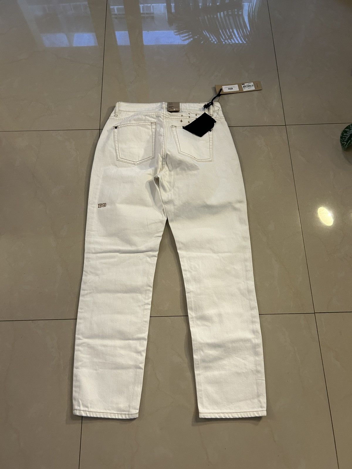 Ksubi Ksubi Straight White Jeans Size 27" / US 4 / IT 40 - 3 Thumbnail