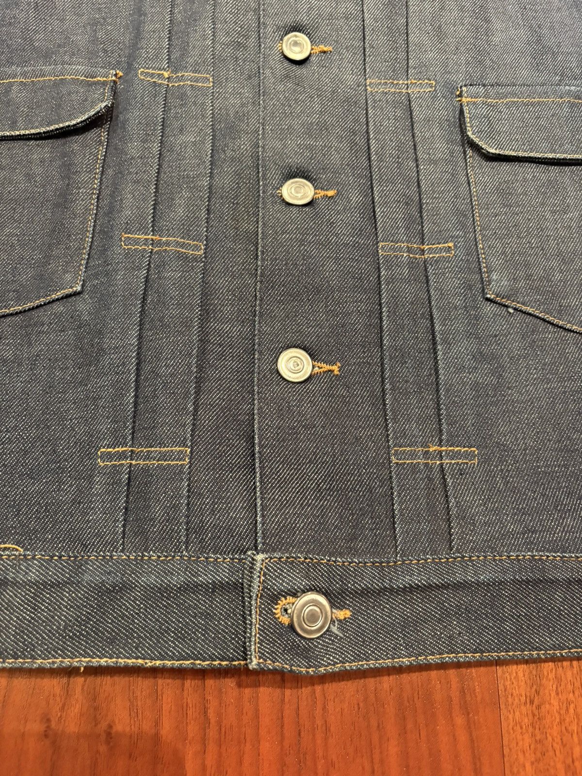 A.P.C. APC RAW DENIM JACKET LARGE Size L / US 10 / IT 46 - 5 Thumbnail