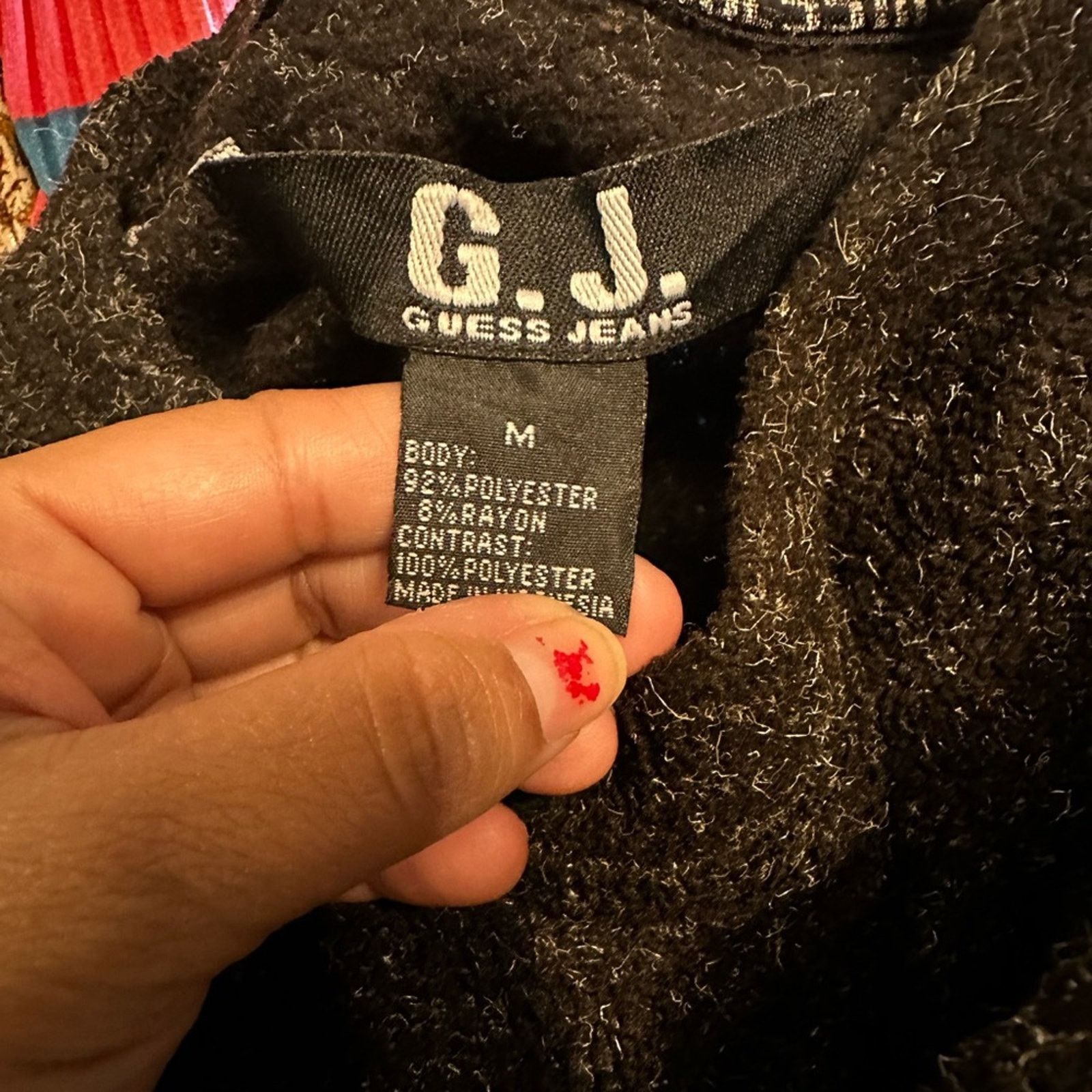 Guess Fleece Sweatshirt G.J Guess Size US M / EU 48-50 / 2 - 7 Thumbnail