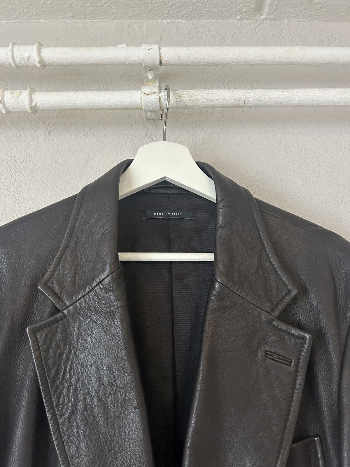 Gucci Gucci Leather Blazer - Tom Ford Era Size US M / EU 48-50 / 2 - 3 Thumbnail