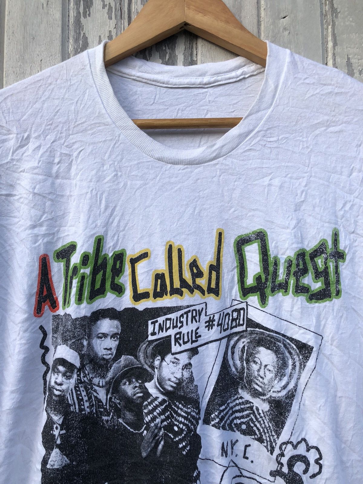 Band Tees × Rap Tees × Vintage Vintage RARE Y2K A Tribe Called Quest Rap Tees Size US L / EU 52-54 / 3 - 4 Thumbnail