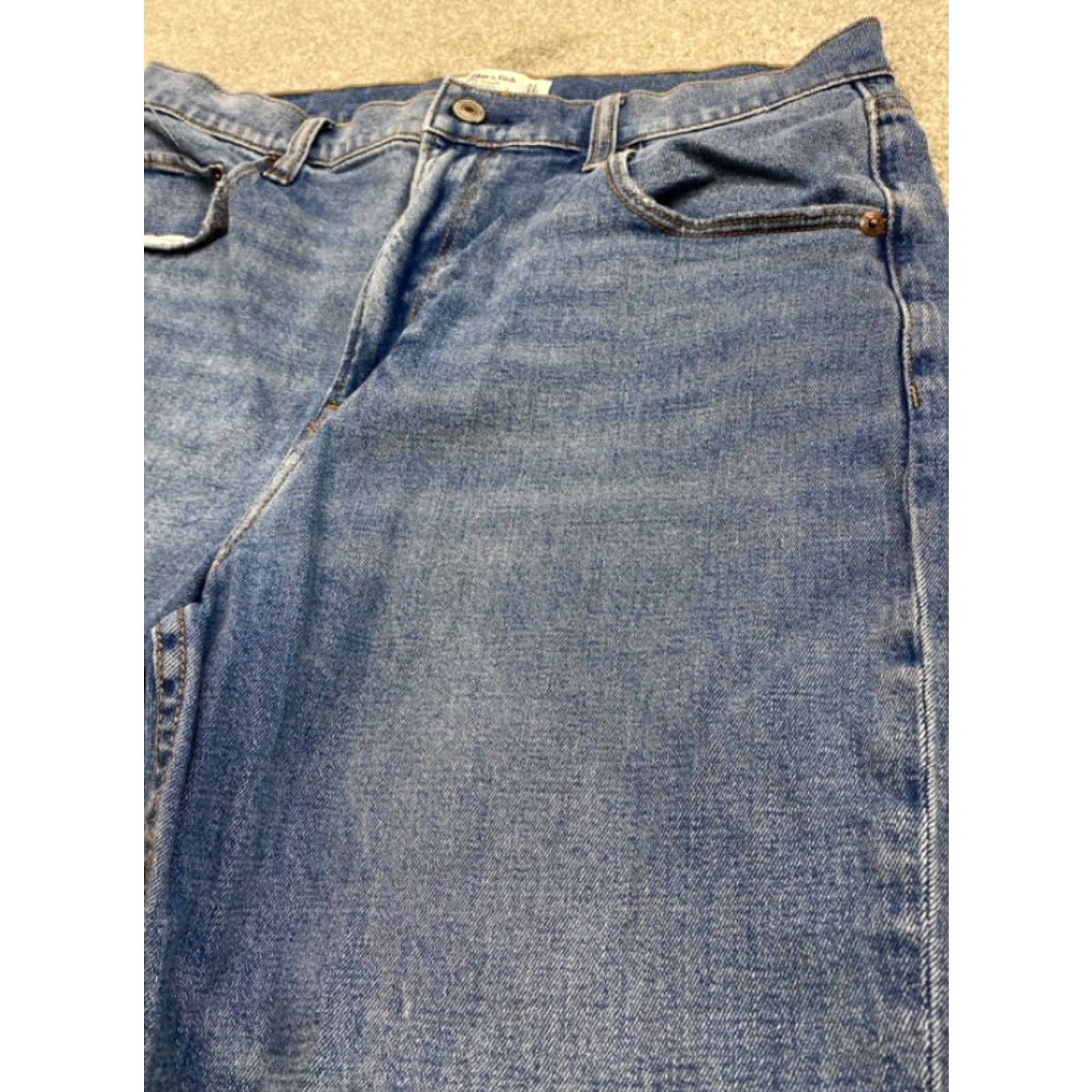 Abercrombie & Fitch Abercrombie & Fitch Jeans Womens 32x24 Blue Denim Ankle Straight Ultra High Rise Jeans Size 24" / US 00 / IT 34 - 5 Thumbnail