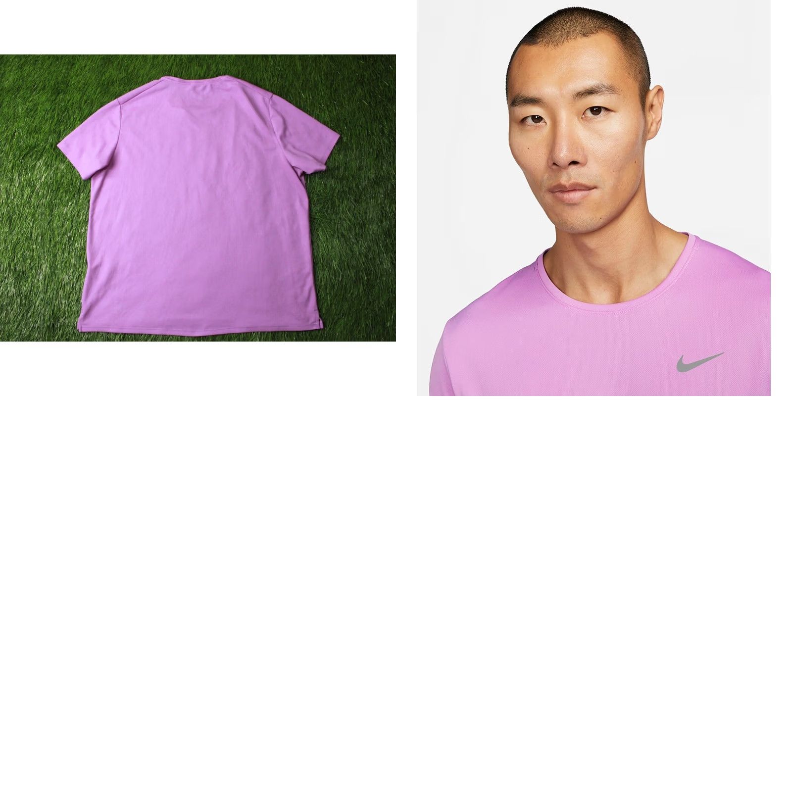 Nike NIKE DRI-FIT MILER RUNNING 2023 MEN SHIRT XL Purple XS? Size US XL / EU 56 / 4 - 8 Thumbnail