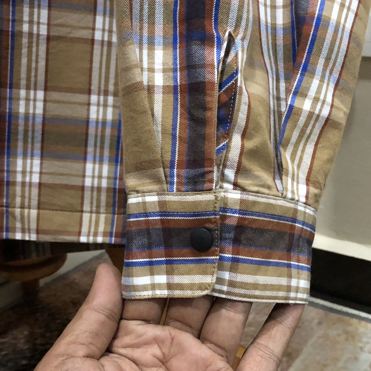 Beams Plus Beams Heart Checked Pattern Button Snap Hoodie Jacket Size US L / EU 52-54 / 3 - 10 Thumbnail