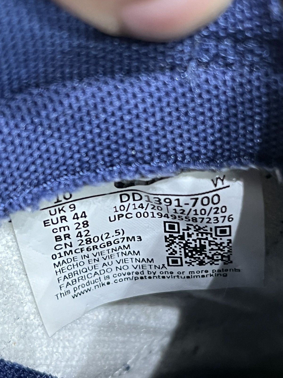 Nike Nike Dunk Low Michigan Sz. 10 (2021) Size US 10 / EU 43 - 8 Thumbnail