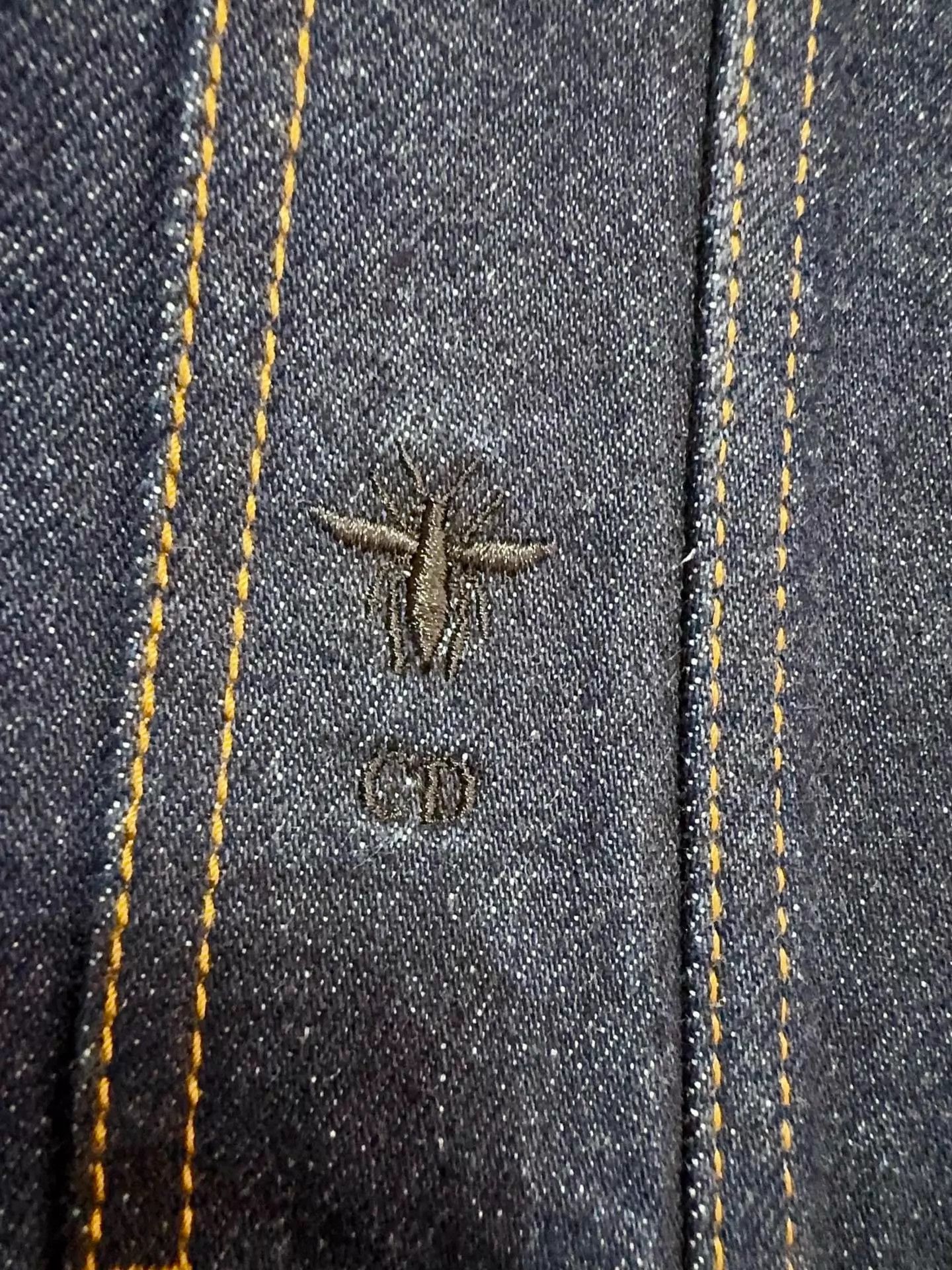 Dior Dior Bee Embroidery Denim Jacket F36 Size XS / US 0-2 / IT 36-38 - 5 Thumbnail