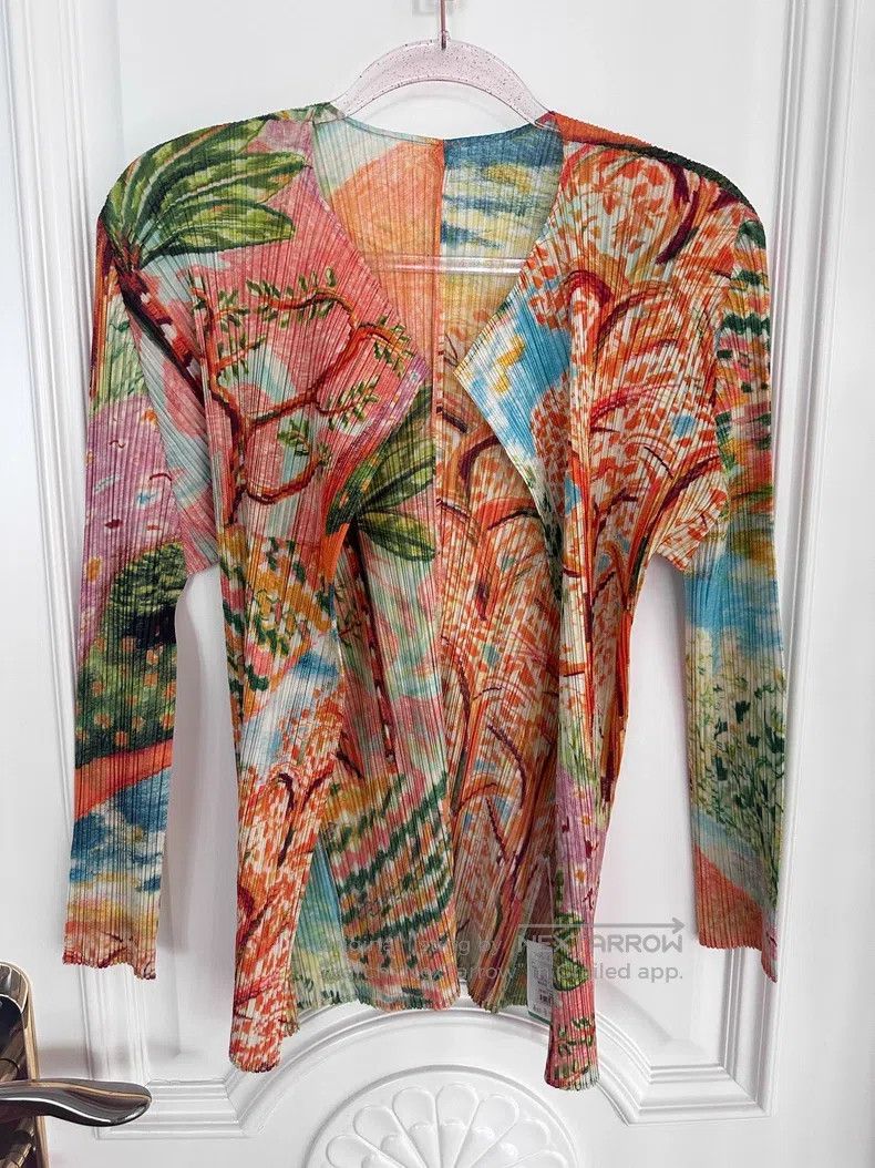 Issey Miyake Issey Miyake Color Block Coat Size XL / US 12-14 / IT 48-50 - 1 Thumbnail