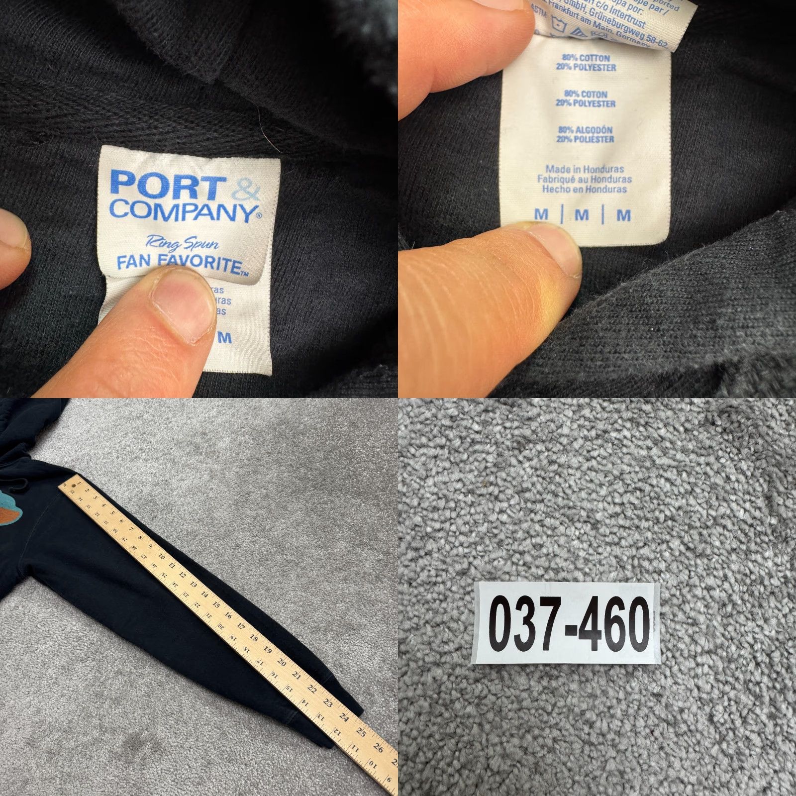 Port & Company Port & Company Hoodie Mt Rainer National Park Men Medium Black Bear sweatshirt Size US M / EU 48-50 / 2 - 8 Thumbnail