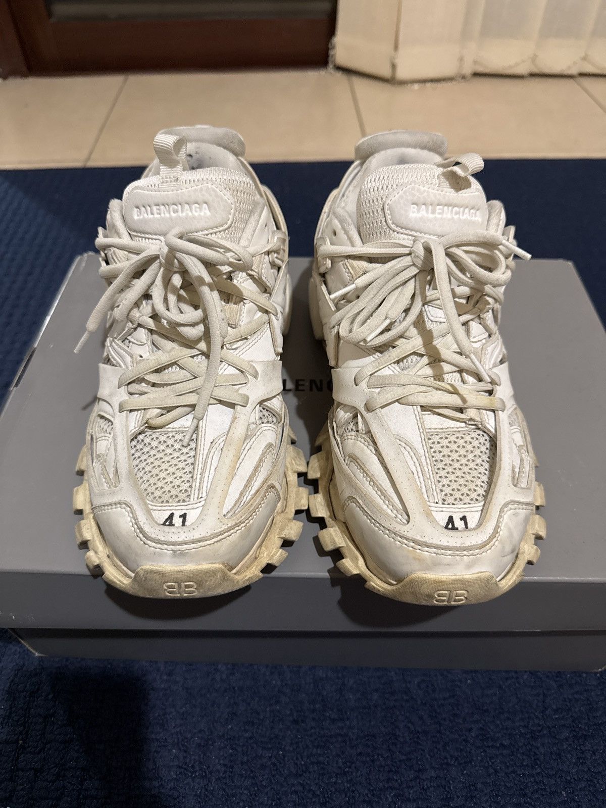 Balenciaga Balenciaga Track 1 Off white 41 Size US 8 / EU 41 - 3 Thumbnail