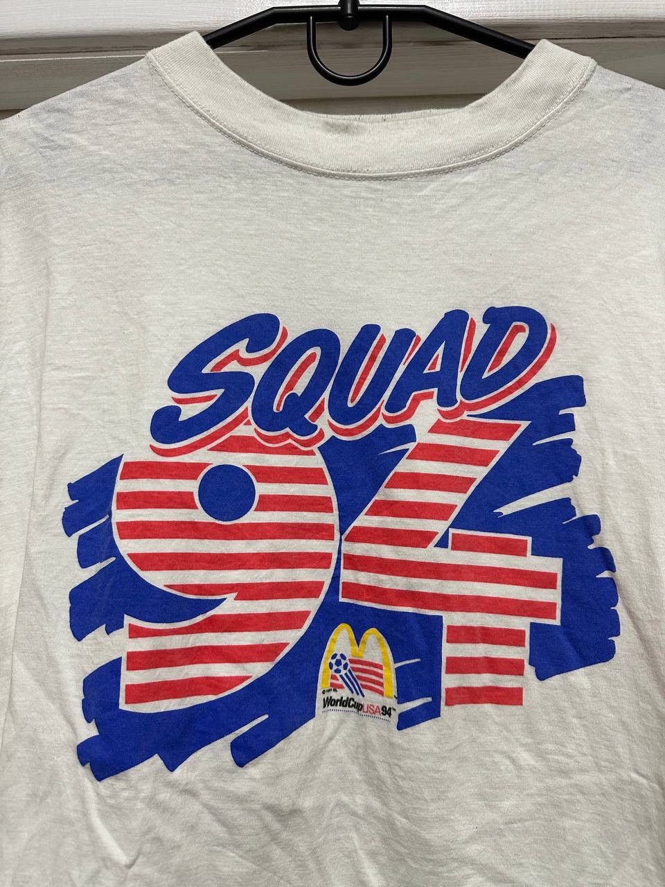 Vintage Vintage 1993 Squad 94 World Cup USA McDonalds Tee 90s Olympi Size US XL / EU 56 / 4 - 2 Thumbnail