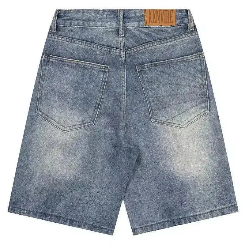 Japanese Brand Designer Distressed Style Street Jorts Shorts y2k Size US 32 / EU 48 - 5 Thumbnail