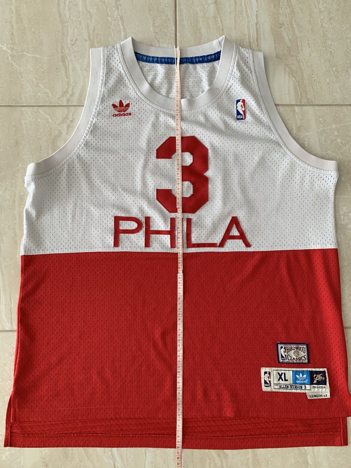 Adidas × Vintage Allen Iverson 76ers Adidas soul classic jersey - size XLarge Size US XL / EU 56 / 4 - 7 Thumbnail