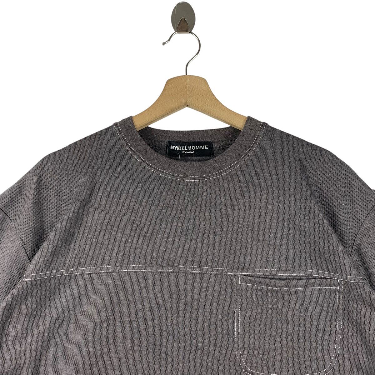 Designer × Sonia Rykiel RYKIEL HOMME pyjamas plain pocket tee Size US M / EU 48-50 / 2 - 2 Thumbnail