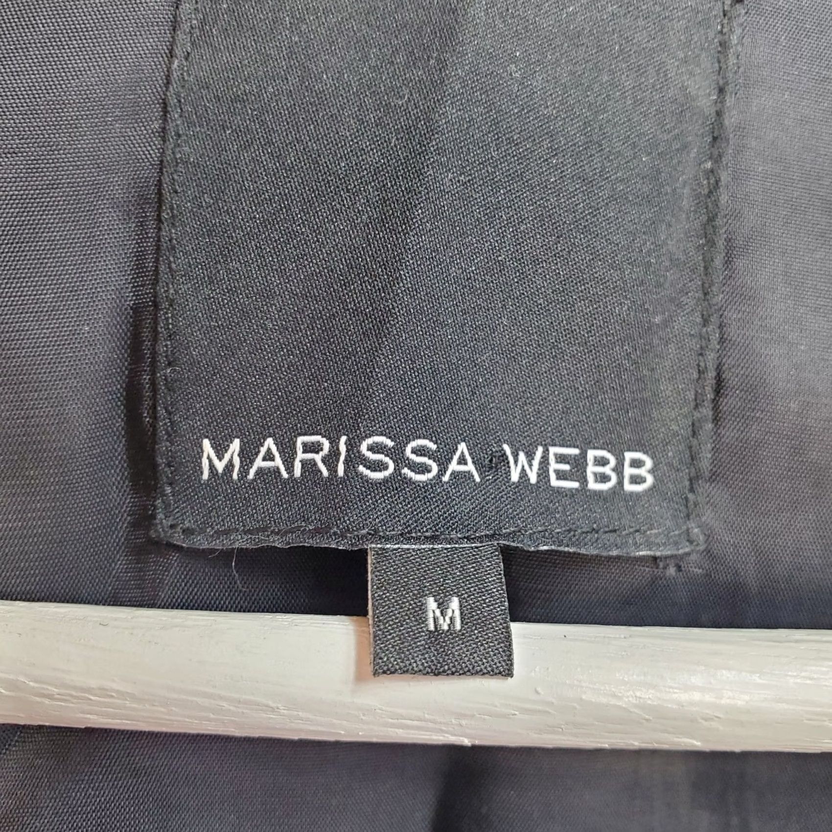 Marissa Webb Marissa Webb Jacket Womens Medium Gray Blue Wool Asymmetrical Zip Cropped Phoebe Size M / US 6-8 / IT 42-44 - 5 Thumbnail