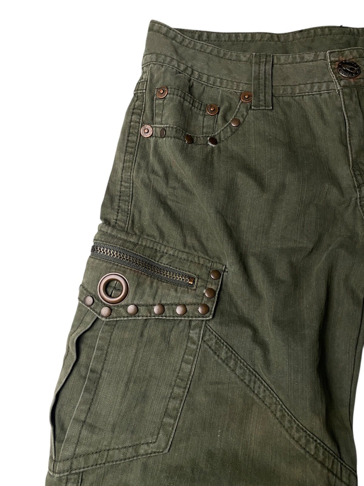 Hysteric Glamour 2000's DOHC Multipocket Studded Cargo Pants Size US 28 / EU 44 - 5 Thumbnail