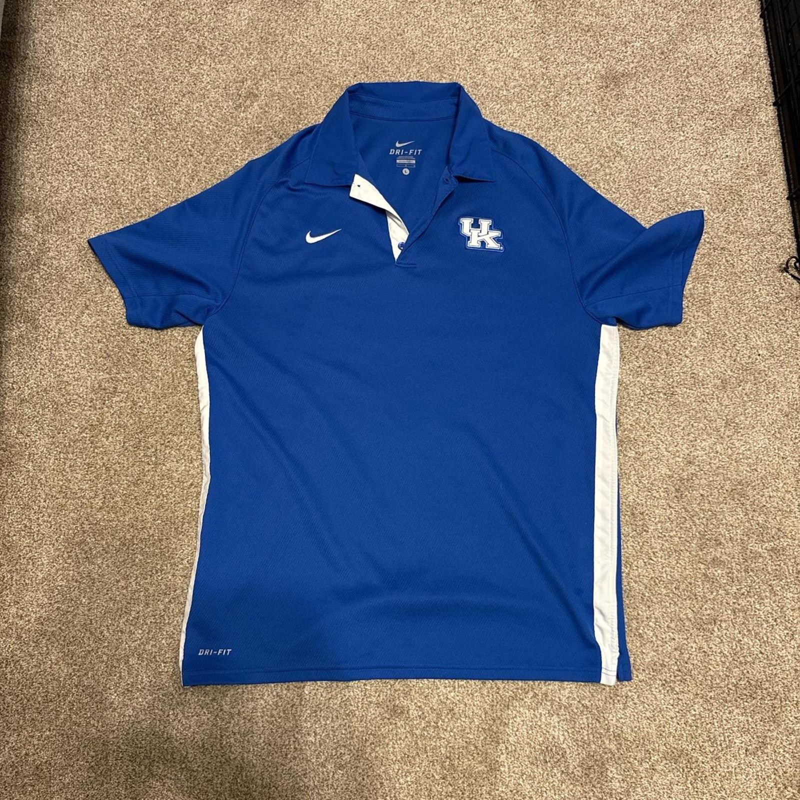 Nike Nike dri-fit university of kentucky polo Size US L / EU 52-54 / 3 - 1 Thumbnail
