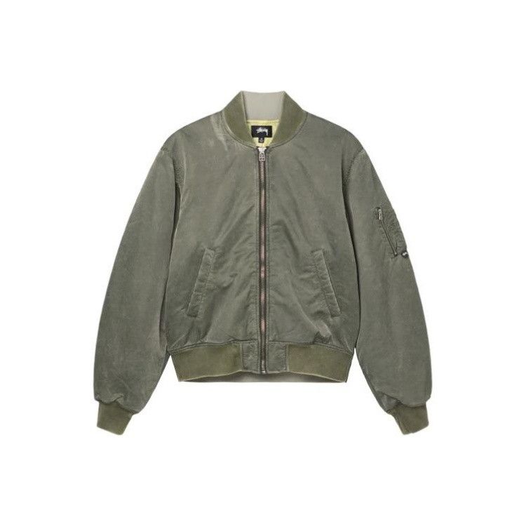 Stussy Stussy Dyed Nylon Bomber Size M Size US M / EU 48-50 / 2 - 1 Thumbnail
